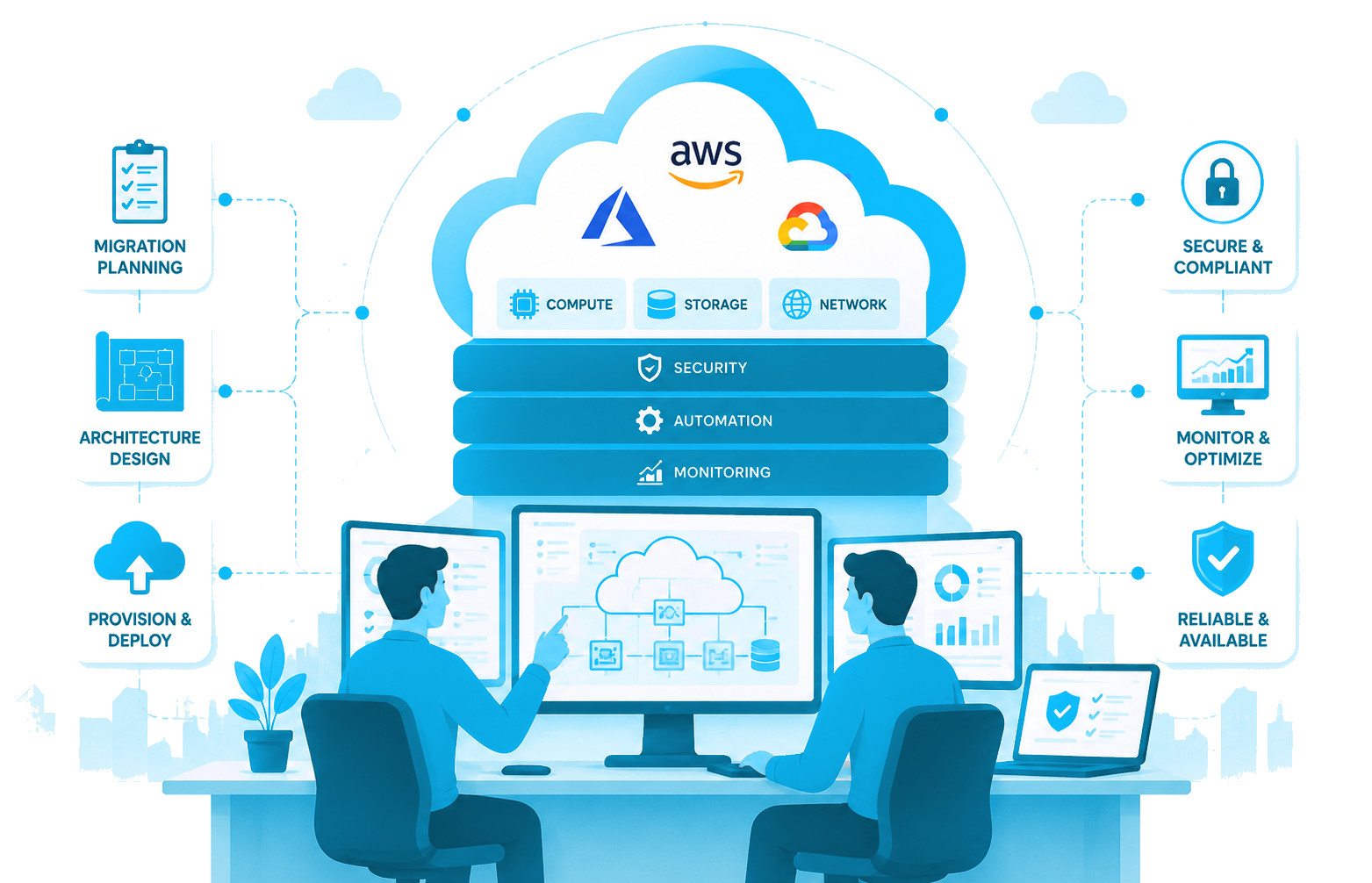 Cloud Ripples cloud engineering team architecting infrastructure