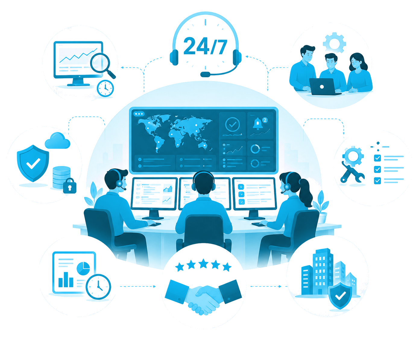 What sets Cloud Ripples' managed IT services apart